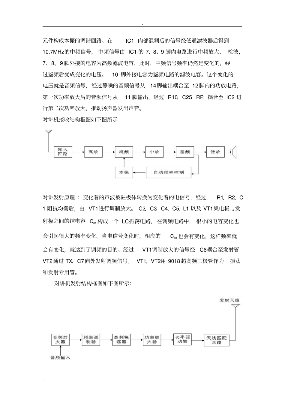 通信原理课程设计对讲机_第2页