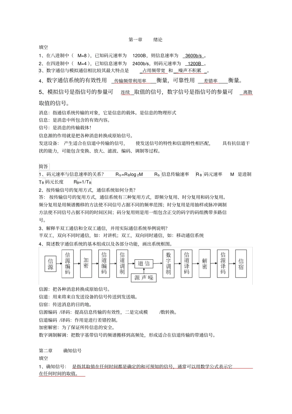 通信原理题目_第1页