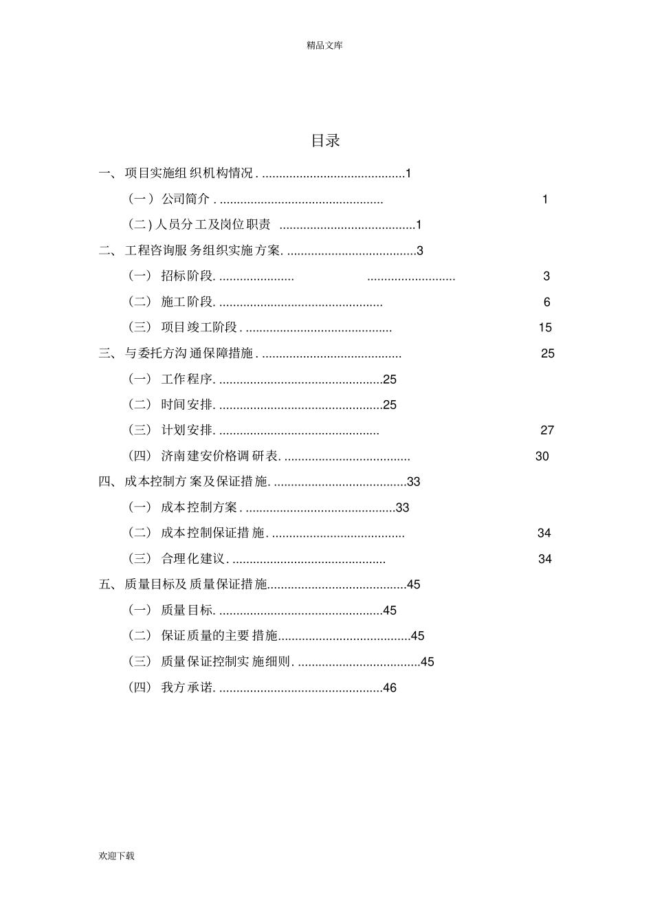 造价咨询技术标_第1页