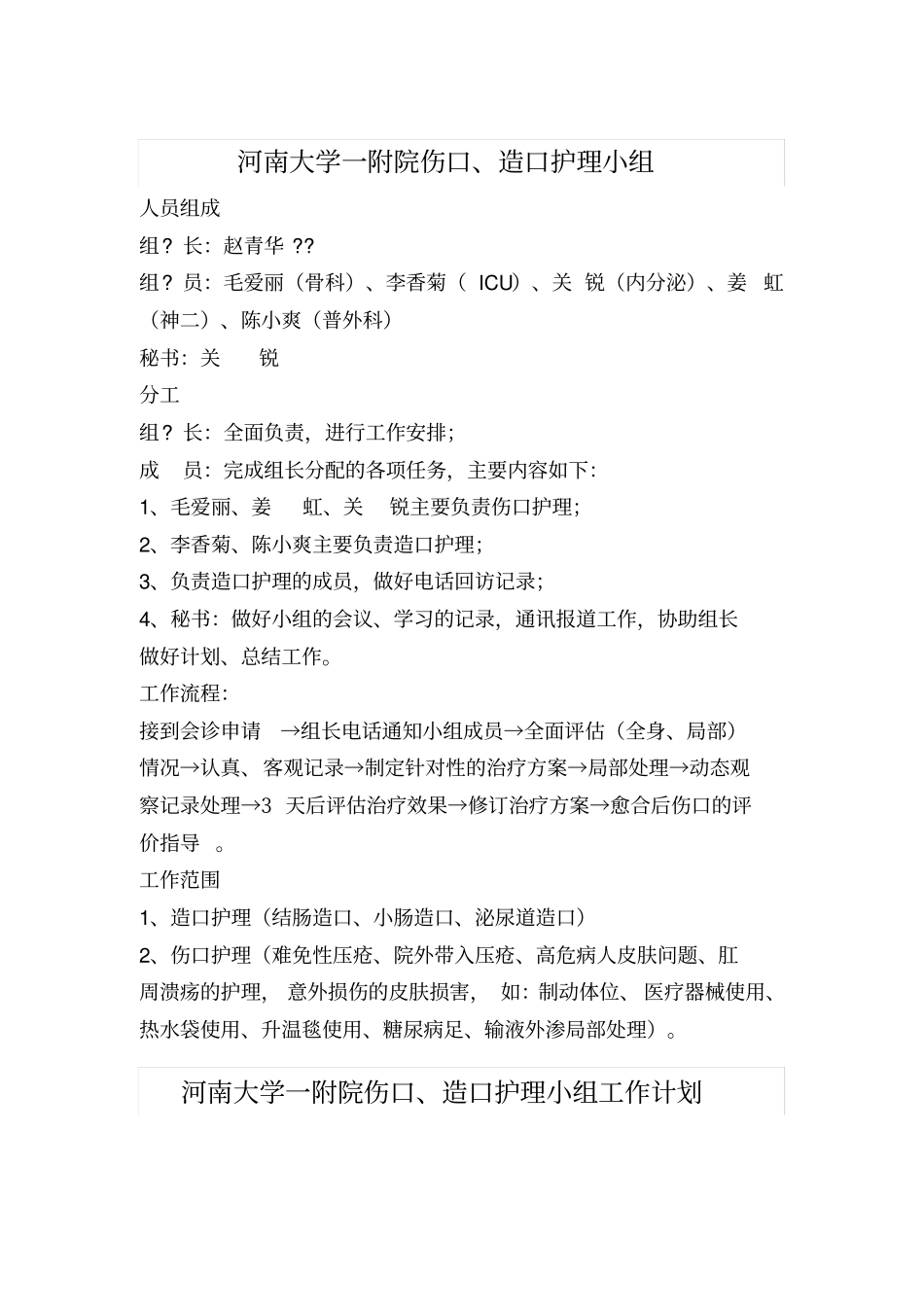 造口小组职责_第1页