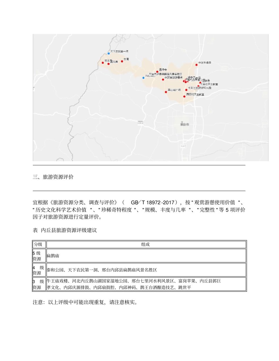 邢台内丘旅游资源调查报告_第3页