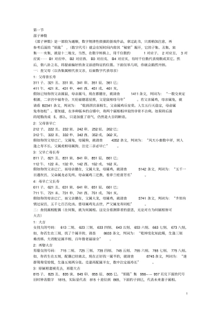 邵子蠢数文档
