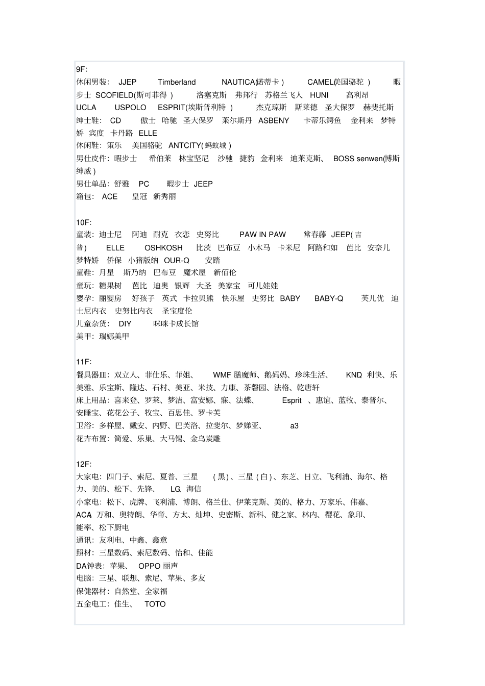 郑州丹尼斯花园路店资料分析_第3页