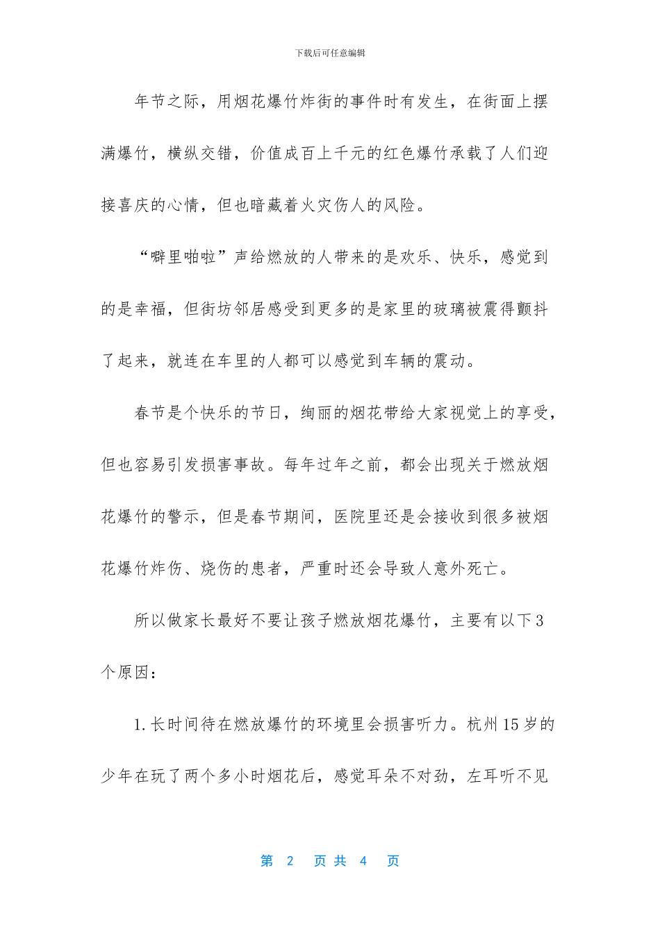 小男孩扛着烟花燃放_第2页