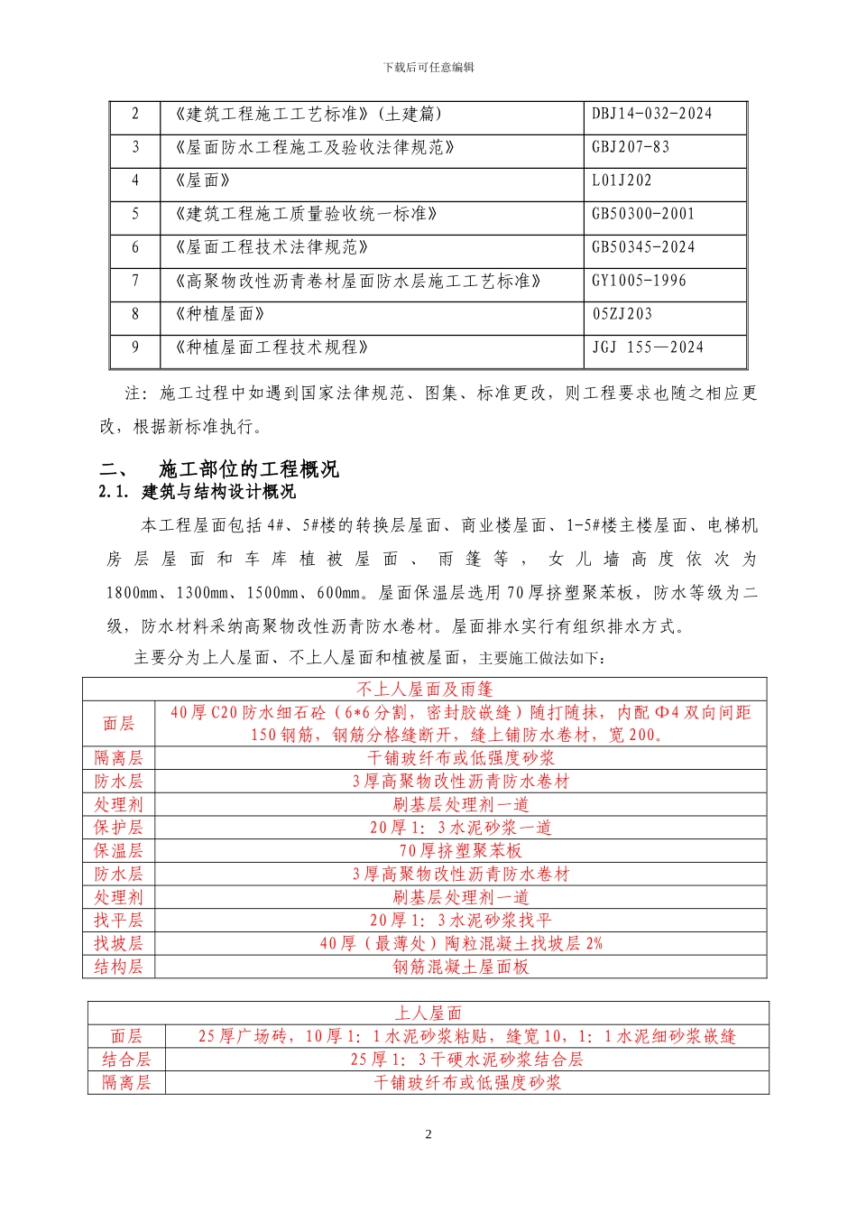 屋面工程施工方案_第3页