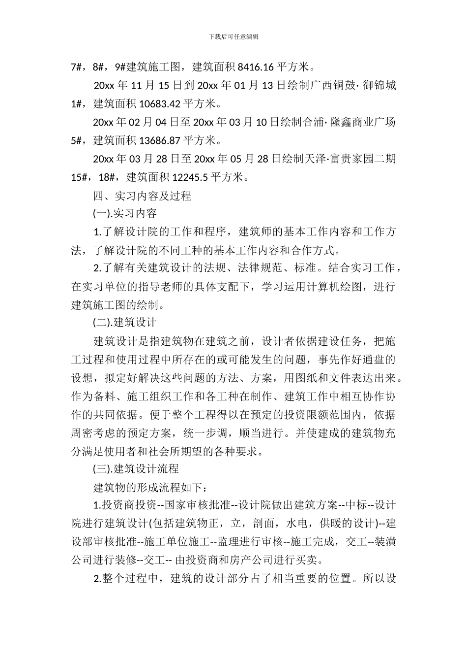 建筑学设计院实习报告_第3页