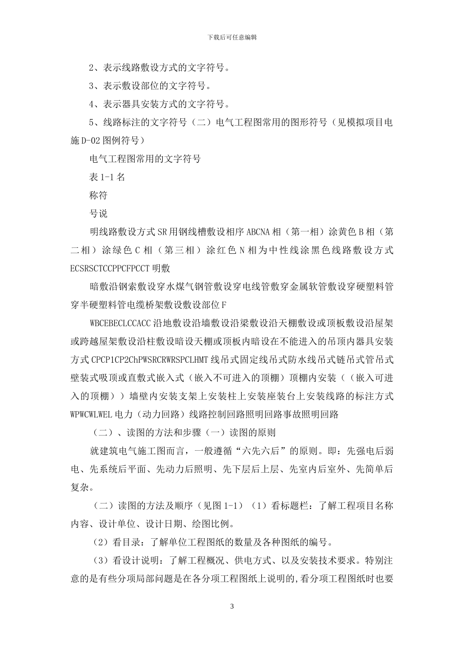 建筑电气工程图基本知识及识图_第3页