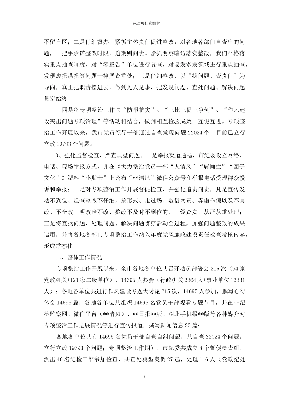 开展“人情风”“庸懒症”“圈子文化”工作总结_第2页