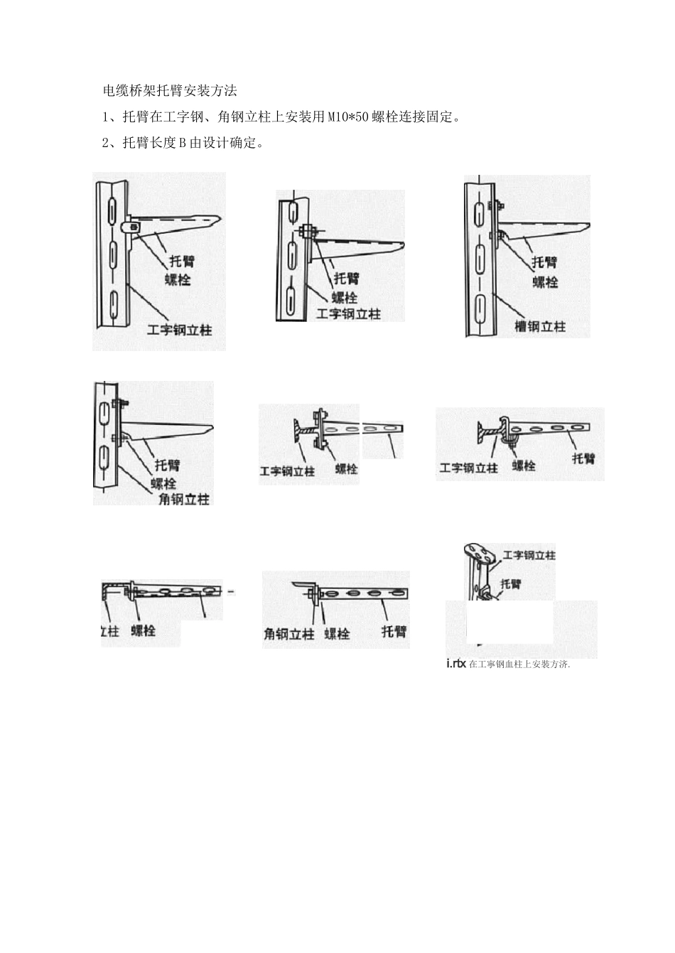 线槽桥架支架安装方法图示_第3页