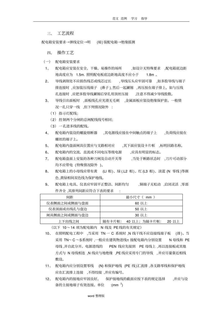 配电箱安装方案总结_第3页