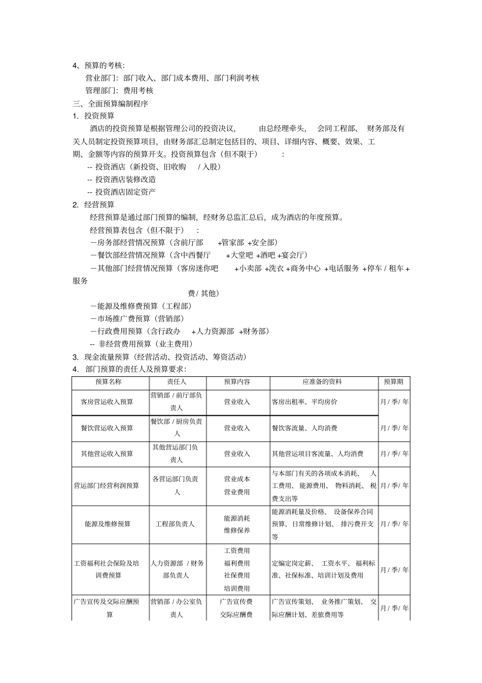 酒店全面预算管理_第2页