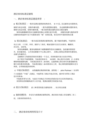 酒店客房设计相关尺寸