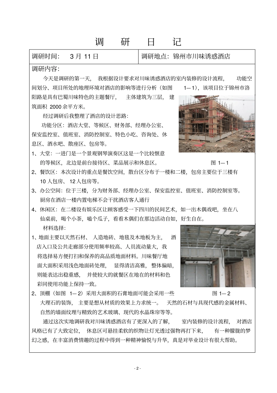 酒店毕业设计调研报告分析_第2页