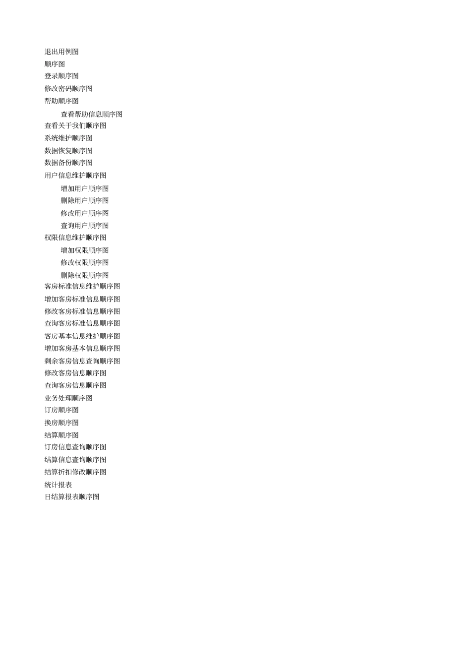 酒店管理系统概要设计说明书_第2页