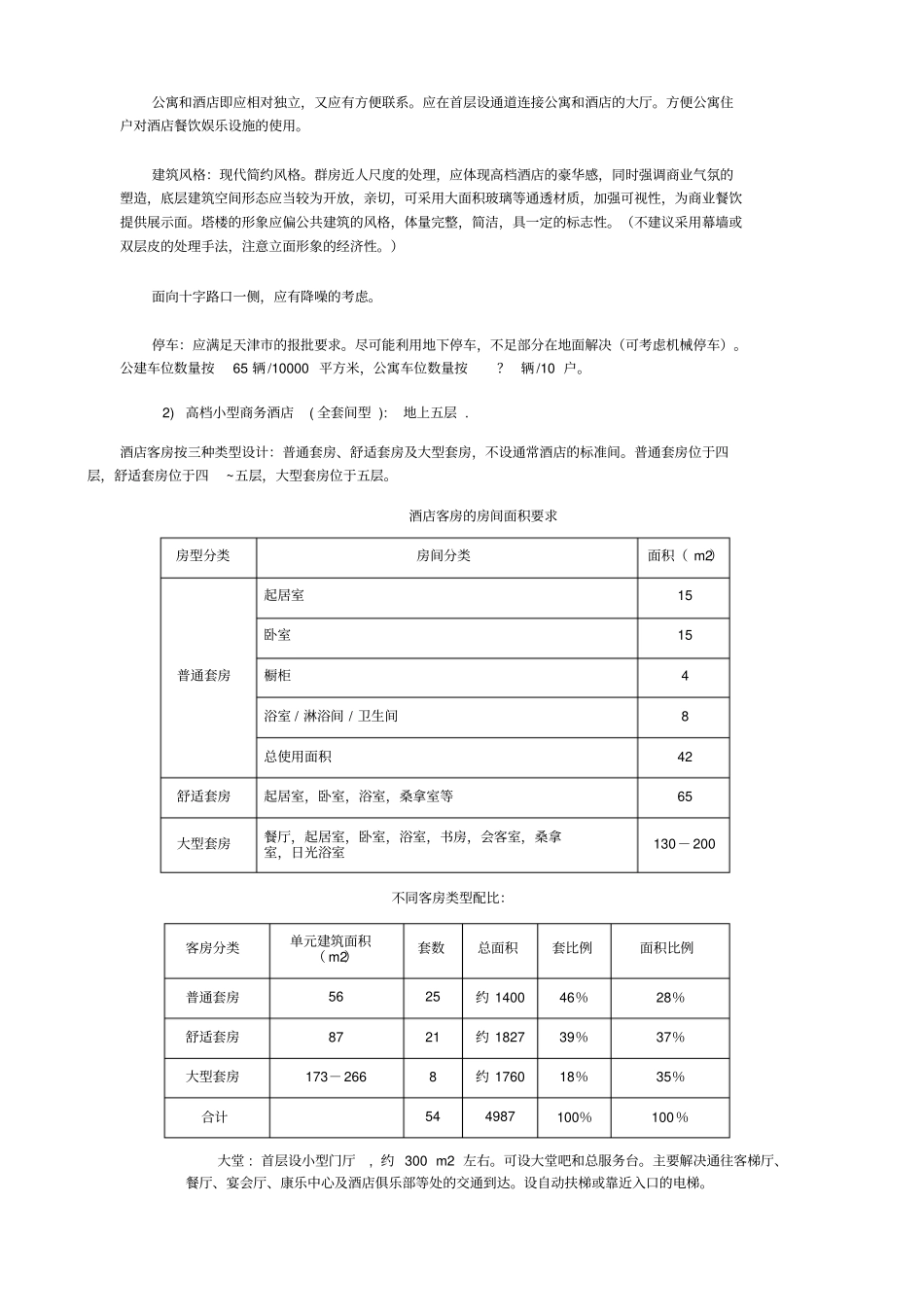 酒店设计任务书范本_第2页