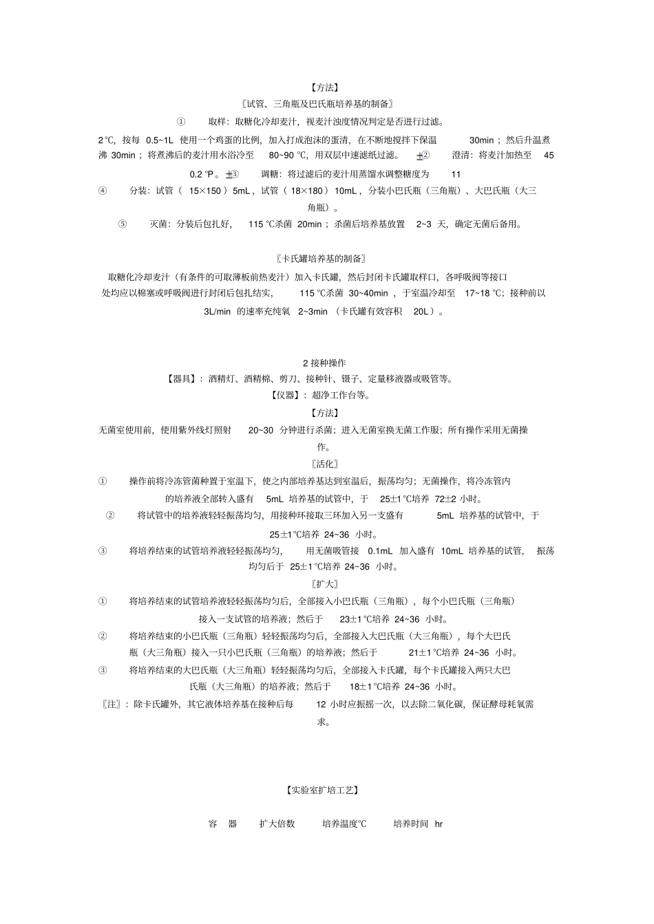 酵母培养操作规程_第2页