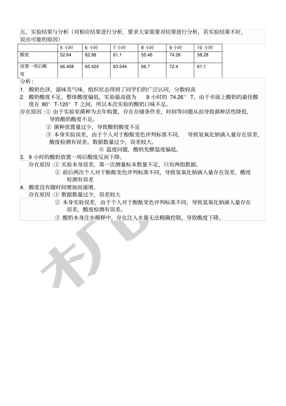 酸奶制作试验报告_第3页