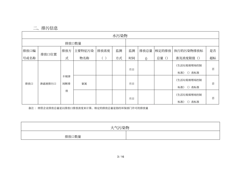 重点排污单位环境信息公开表_第3页