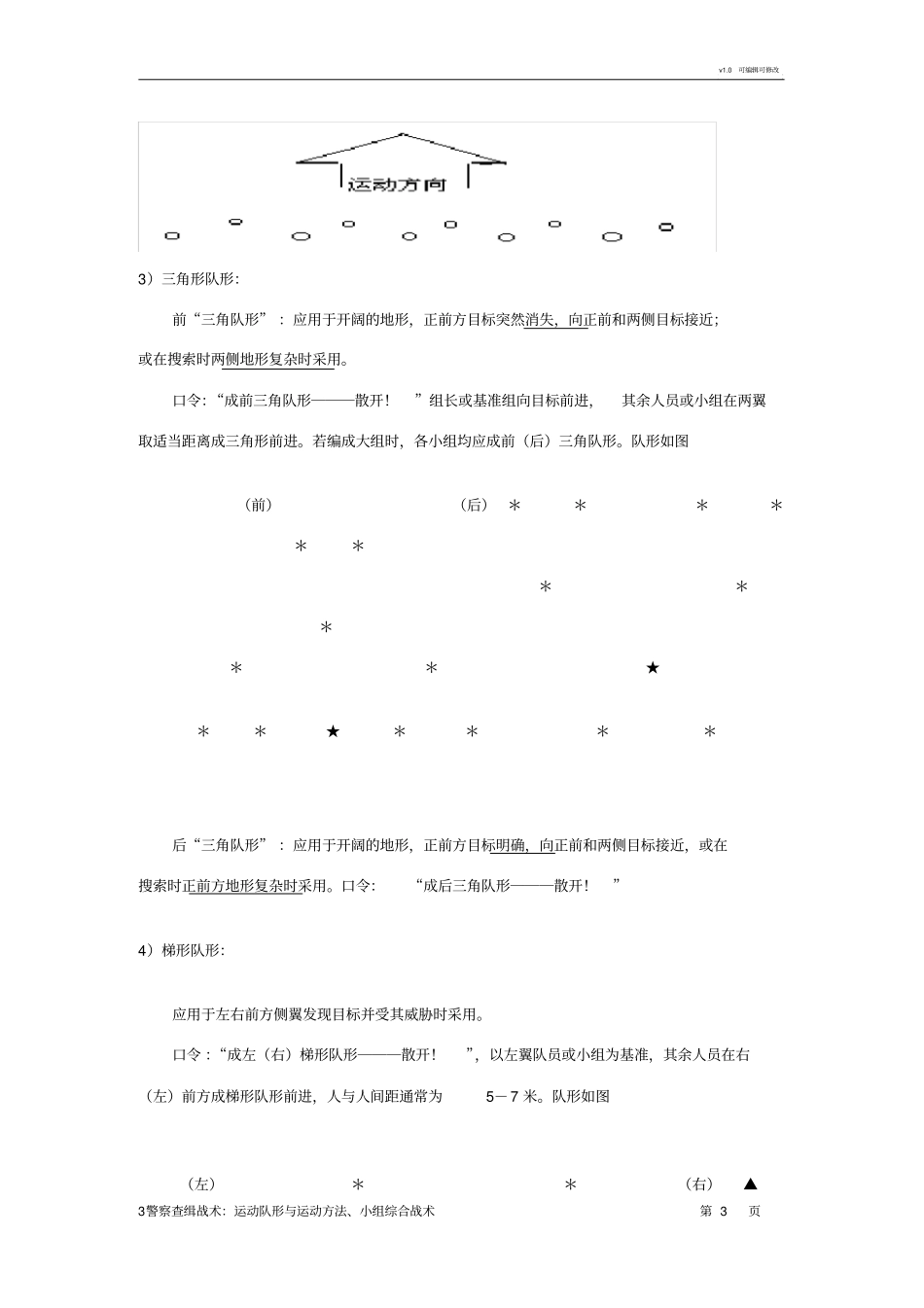 野外搜索的战术队形及运动方法_第3页