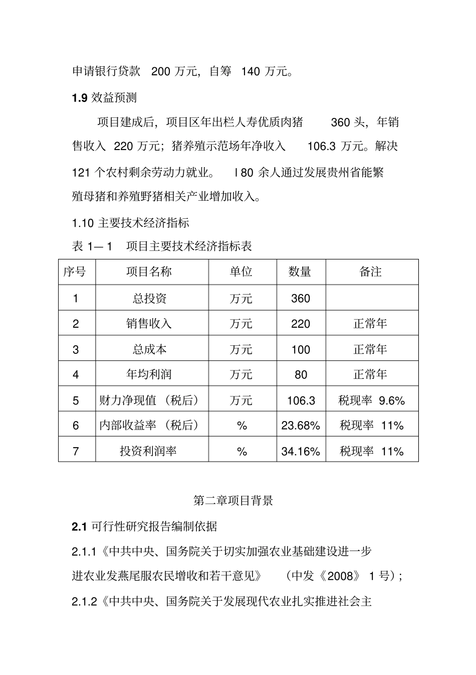 野猪养殖项目可行性研究报告_第1页
