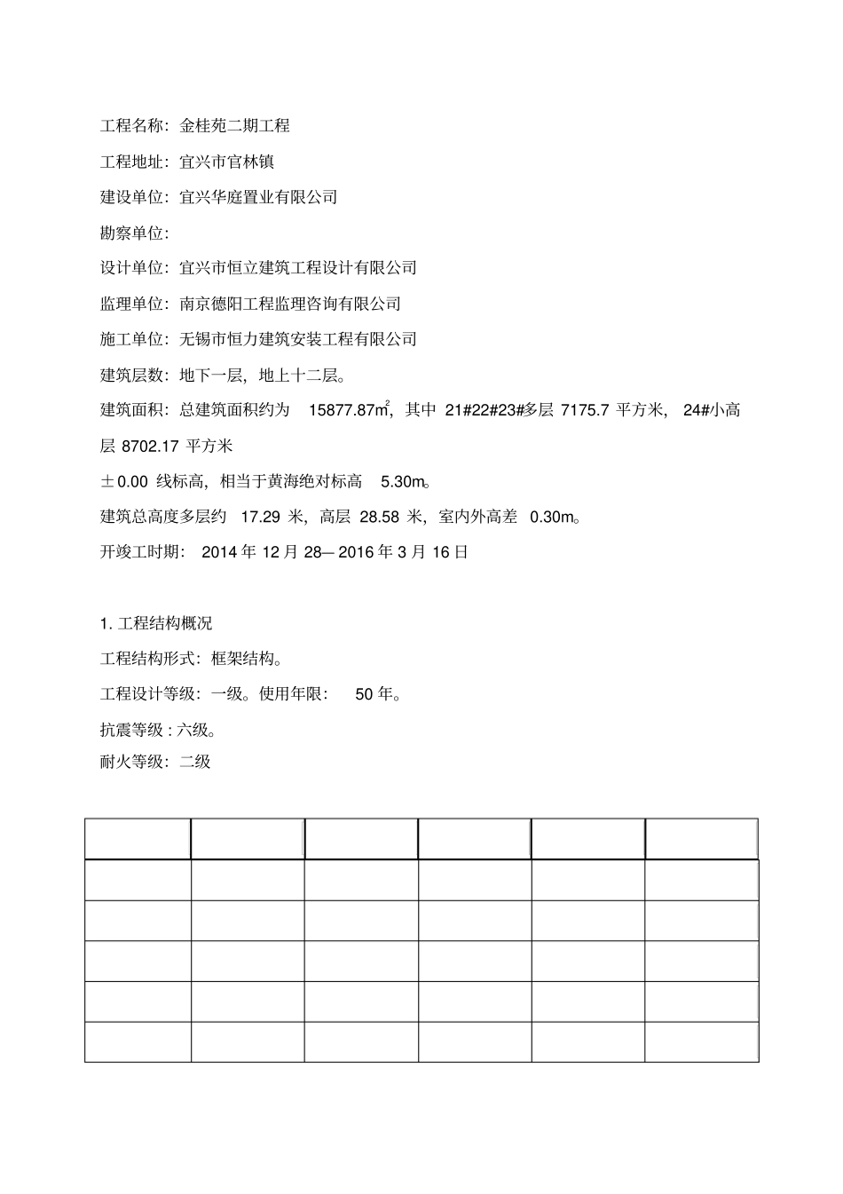 金桂苑二期工程施工现场临时用电组织设计_第1页