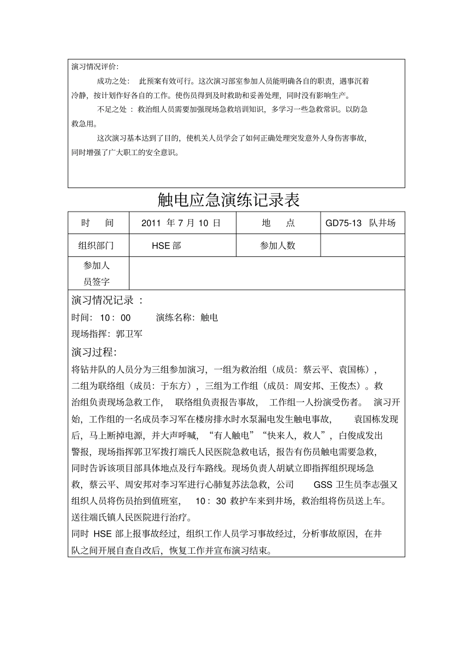 钻井演练记录模板_第3页