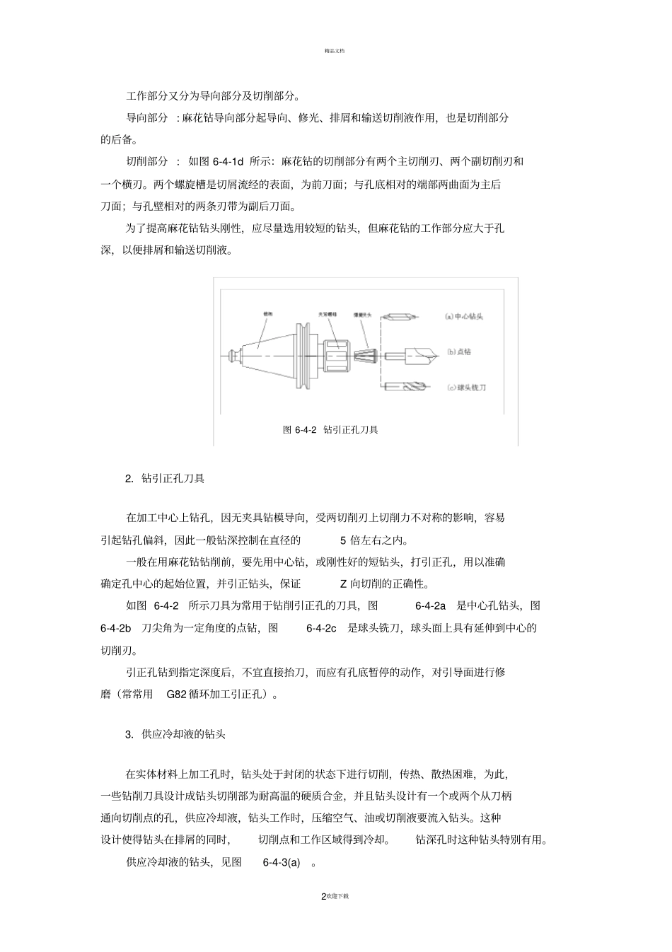 钻孔、扩孔、锪孔加工工艺编程_第2页