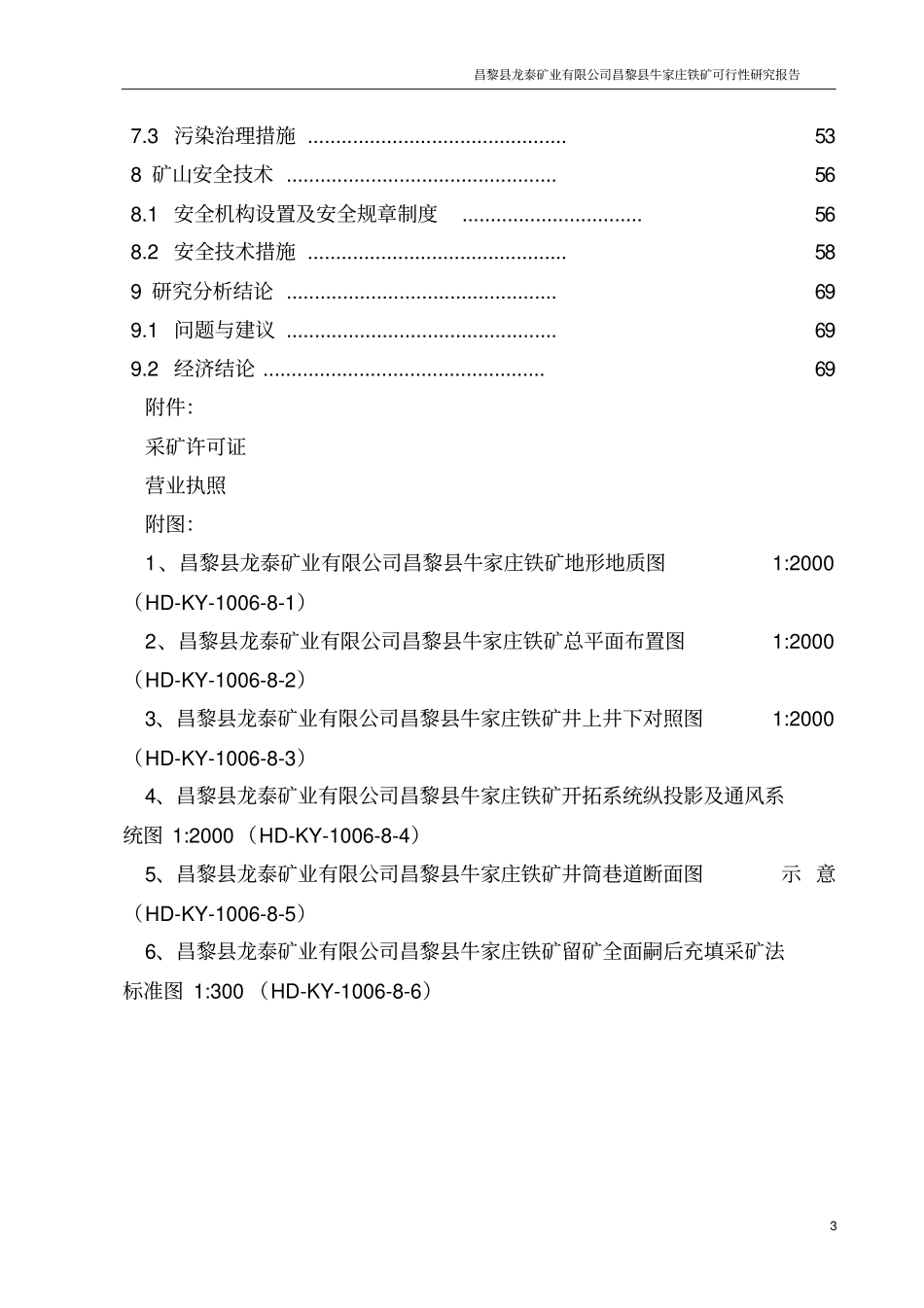 铁矿项目可行性研究报告_第3页