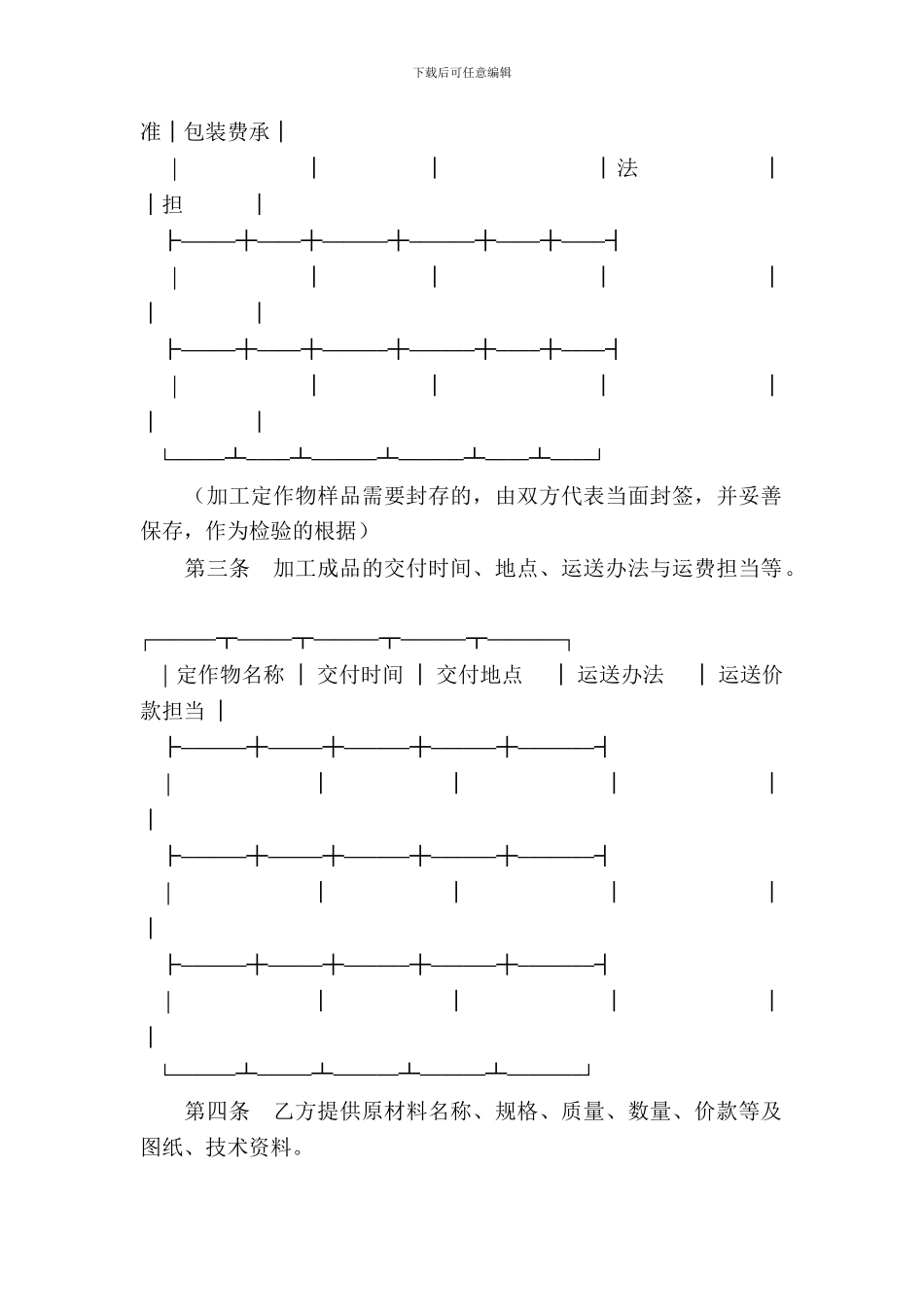 承揽合同(含运输)_第3页