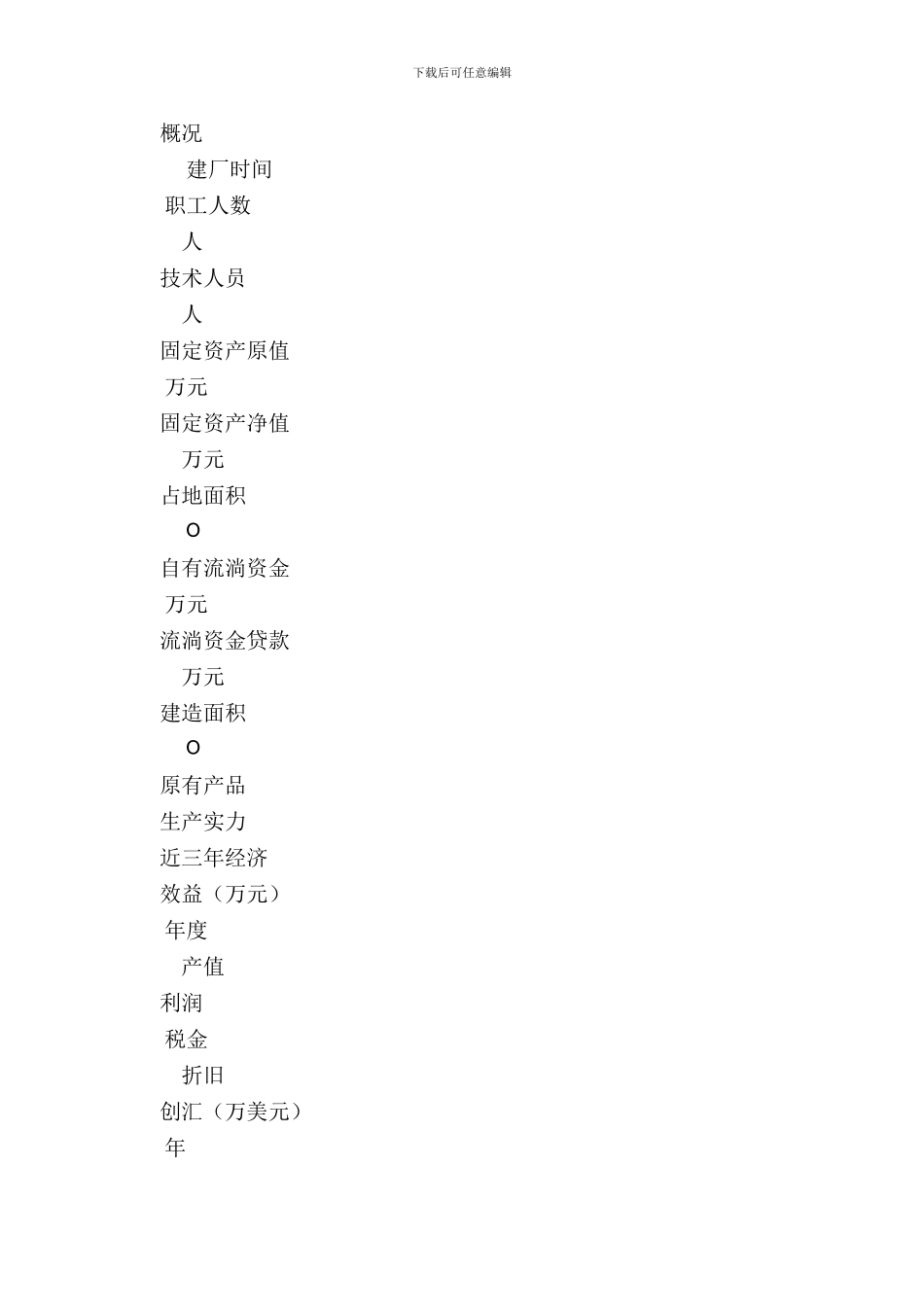 技术改造借款申请书_第3页