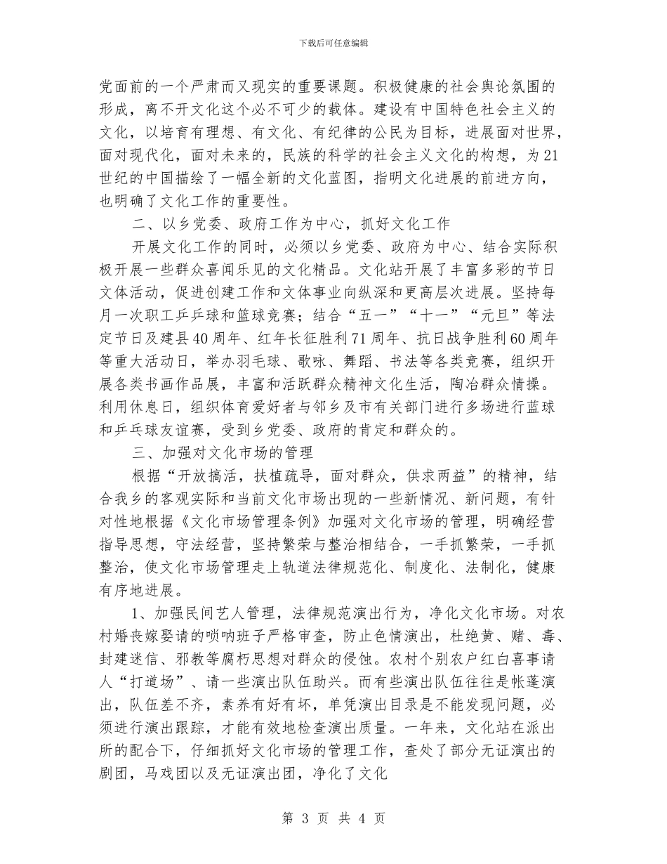 文化站年终工作总结_第3页