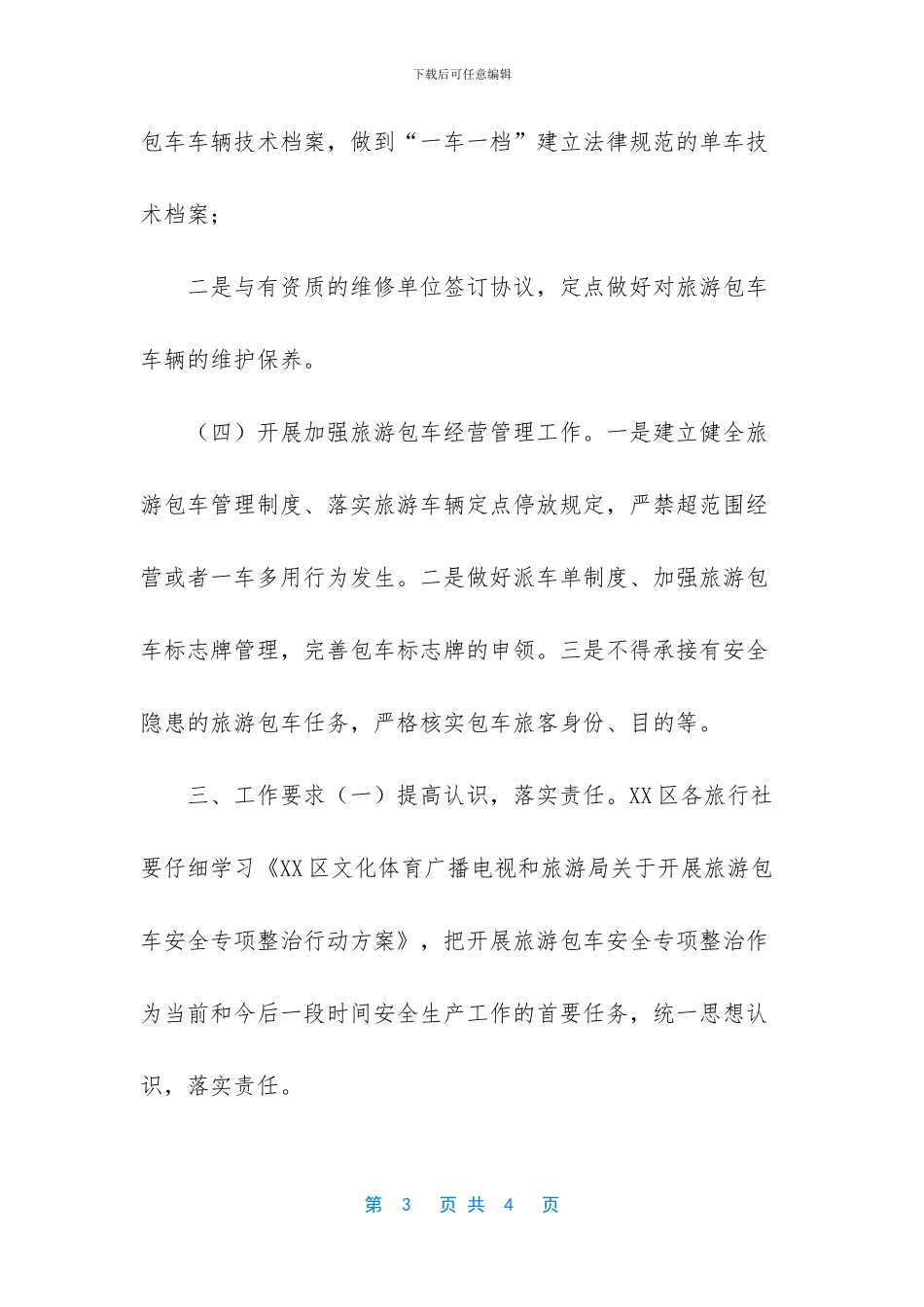 旅游包车安全专项整治行动方案_第3页