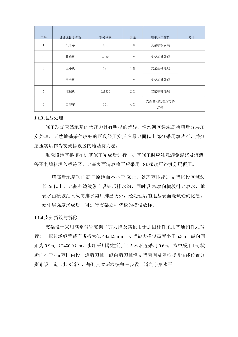 满堂支架专项施工方案_第2页