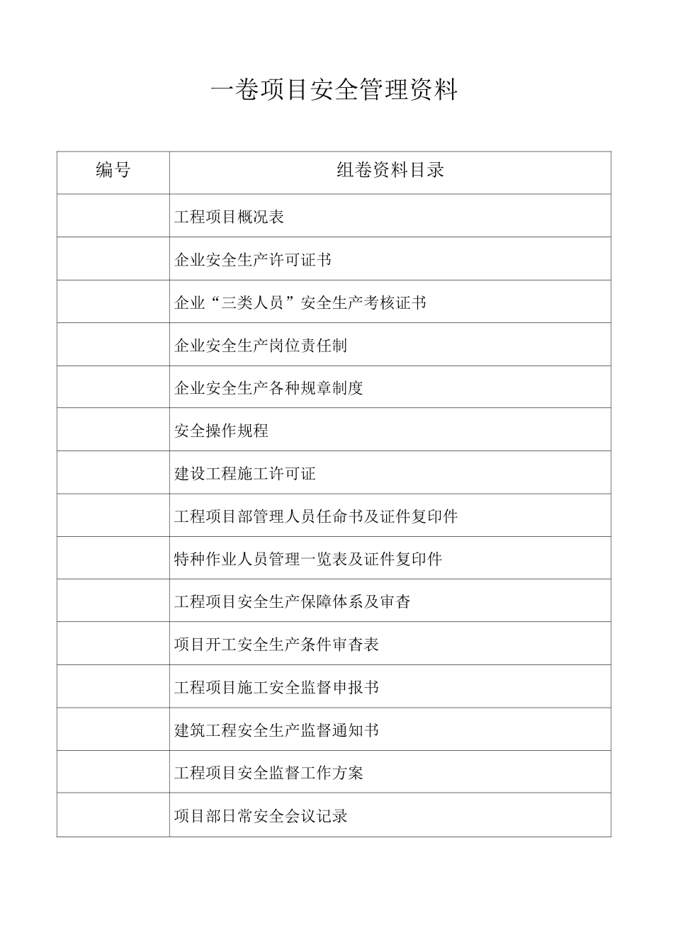 安全资料整理目录新_第1页