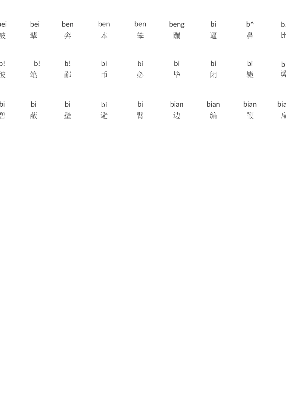常用汉字 文档_第2页