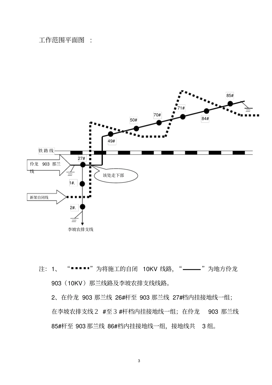 铁路电力线路跨越地方电力线路施工方案_第3页