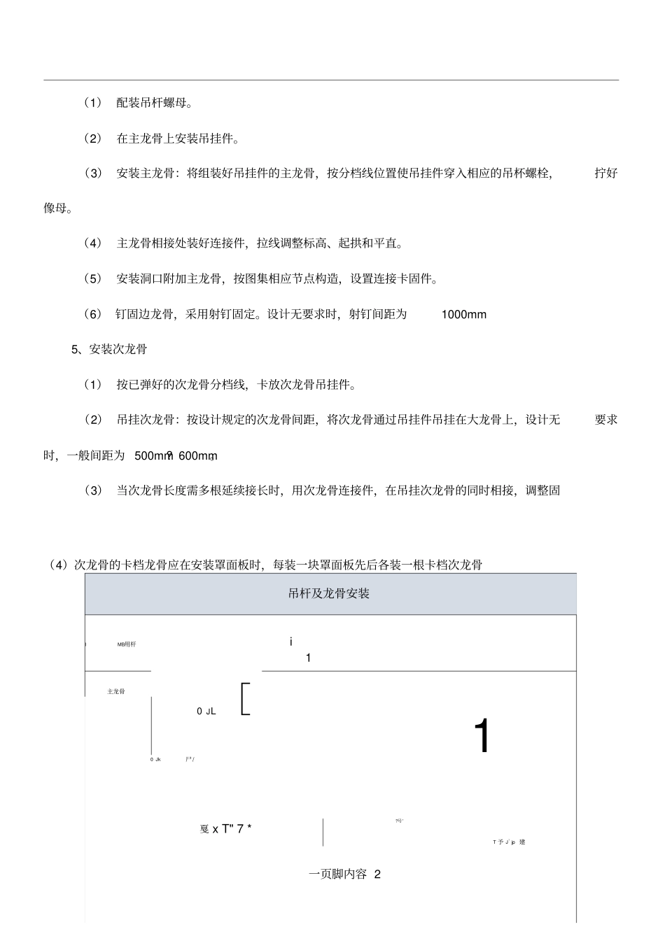 铝合金方板吊顶施工方案_第2页