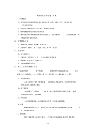铝塑板门头干挂铝塑板施工方案