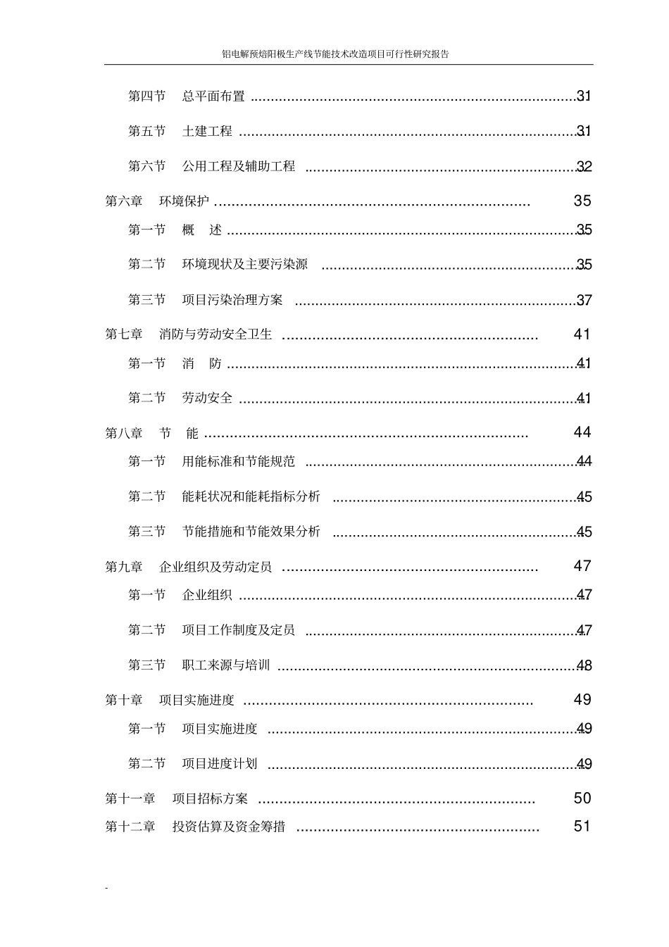 铝电解预焙阳极生产线节能技术改造项目可行性研究报告_第2页