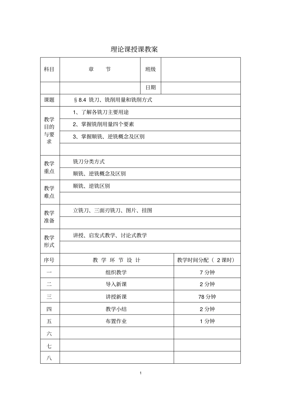 铣削用量和铣削方式_第2页