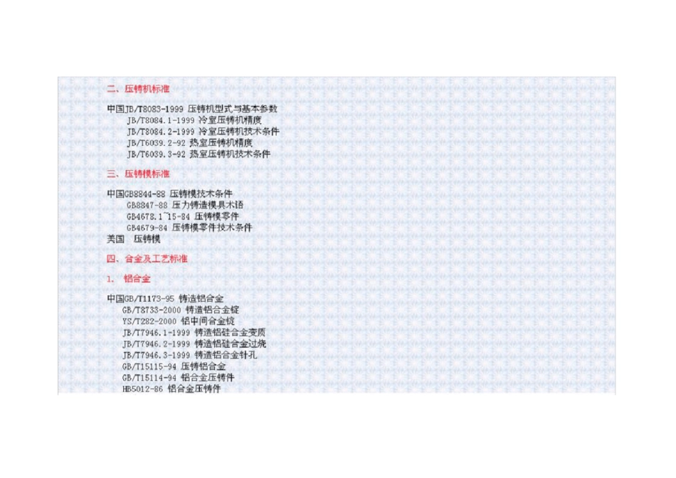 铸造及压铸件标准_第2页