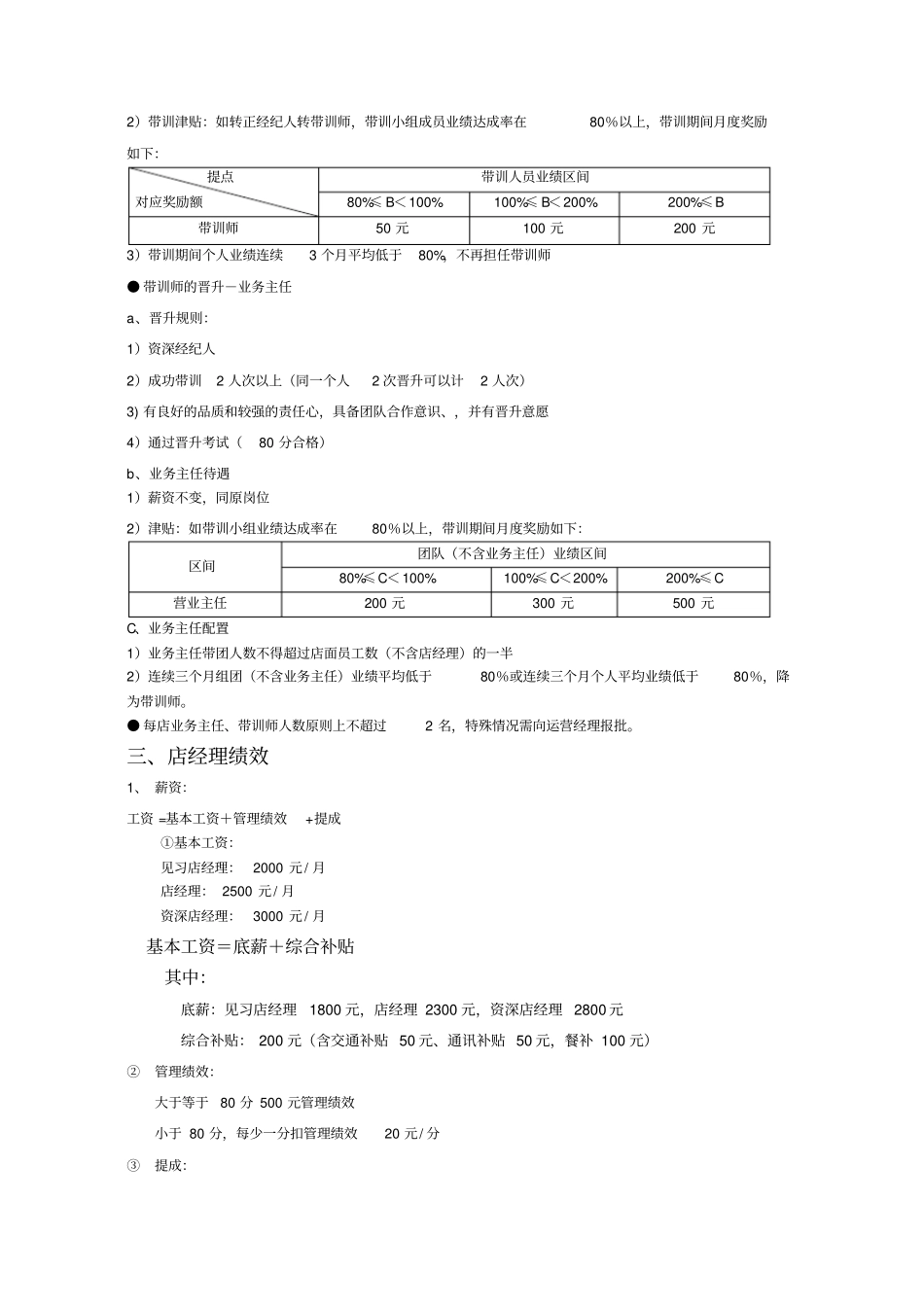 链家地产经纪人运营部绩效方案及升降级制度P_第3页