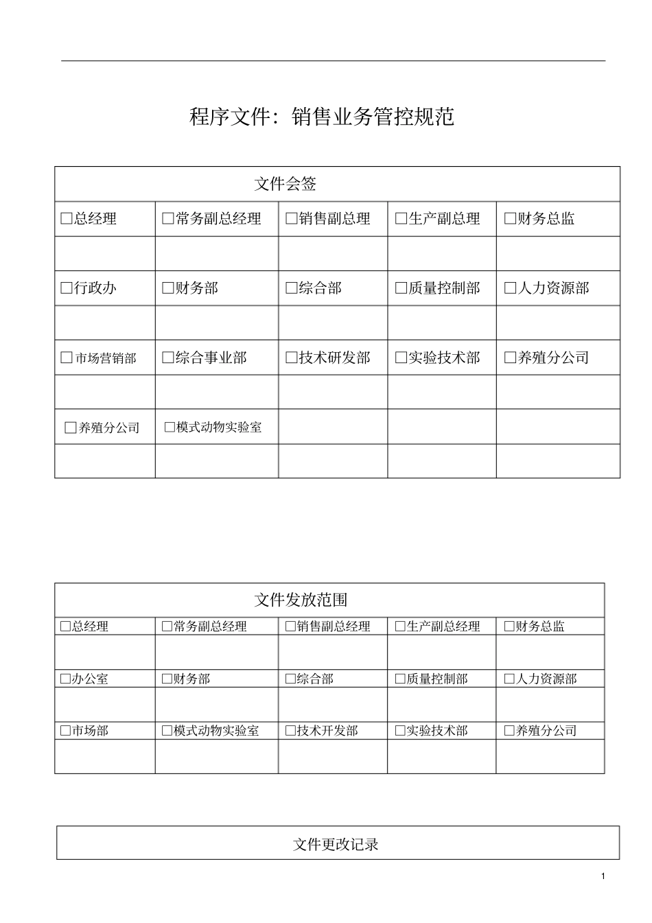 销售业务管控规范_第1页