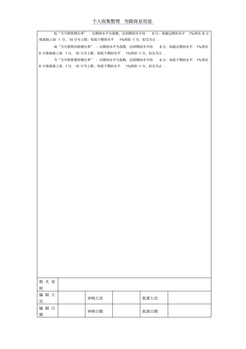 销售考核管理体系方法_第3页
