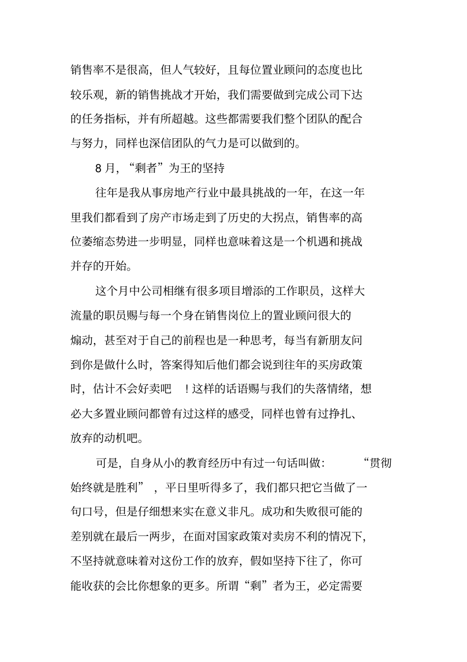 销售行业述职报告_第3页