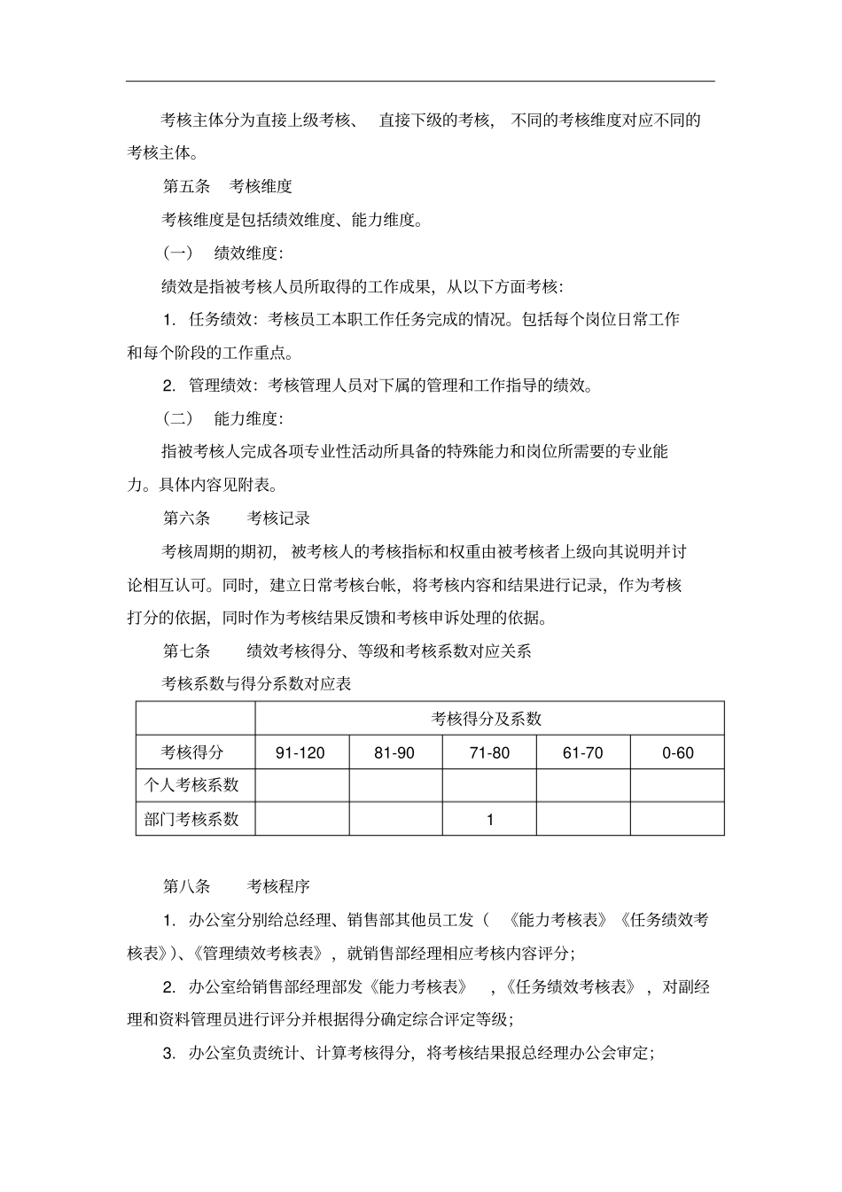 销售部-考核管理制度_第2页