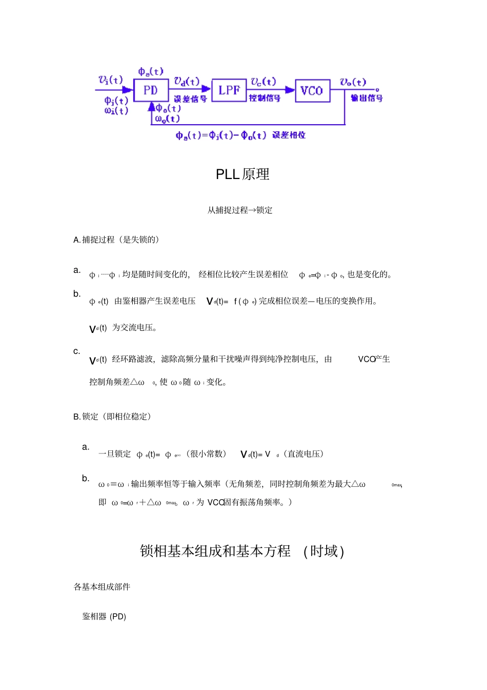 锁相环基本原理其应用_第2页