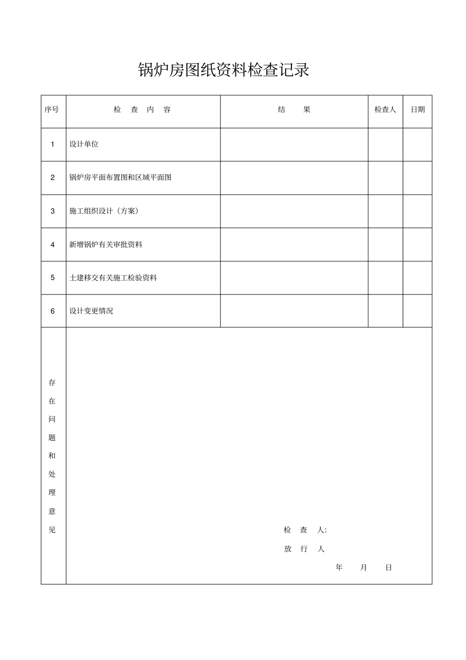 锅炉安装检查记录表_第2页