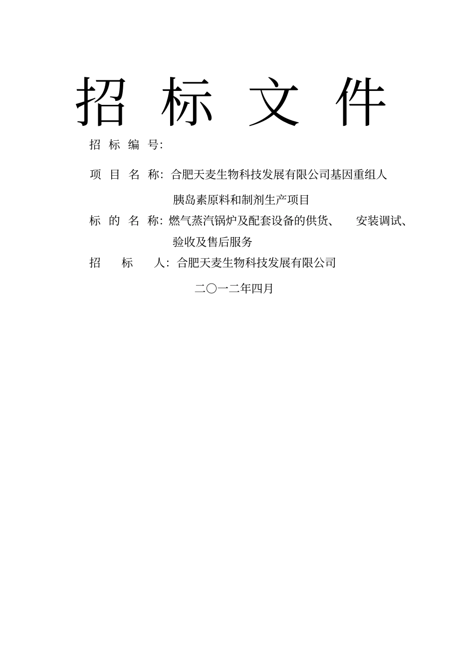 锅炉招标文件_第1页