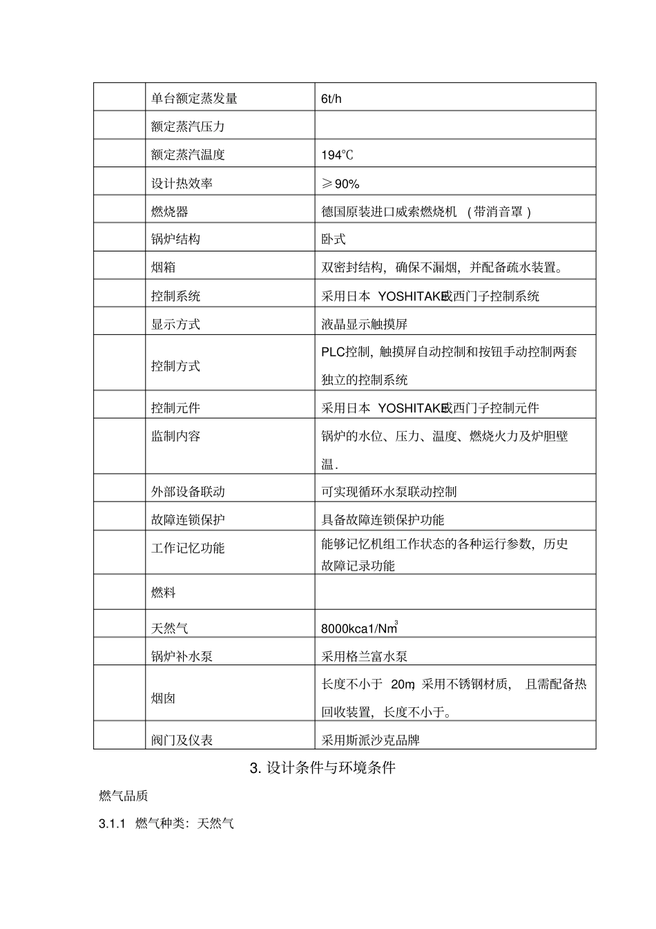 锅炉招标技术规范_第2页